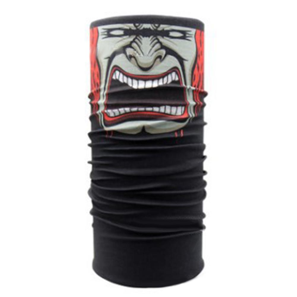 Halloween Props Mask Multi-function Seamless Headscarf Outdoor Sports Riding Mask Horror Skull Collar