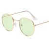 Classic Small Frame Round Sunglasses Women/Men  Designer Alloy Mirror Sun Glasses Vintage Eyeglass