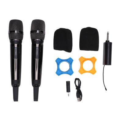 Wireless Microphone UHF Handheld Cordless Dynamic Mic System with Receiver for Karaoke Singing