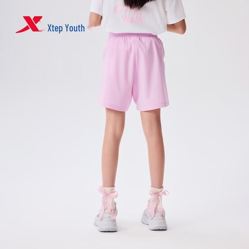 Xtep Girls' Quick-Dry Summer Athletic Shorts
