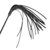 Poker-Themed Faux Leather Paddle for BDSM Play Spanking Tool with Fringe & Card-Shaped Slapper Ergonomic Handle Discreet Adult Toy for Couples'