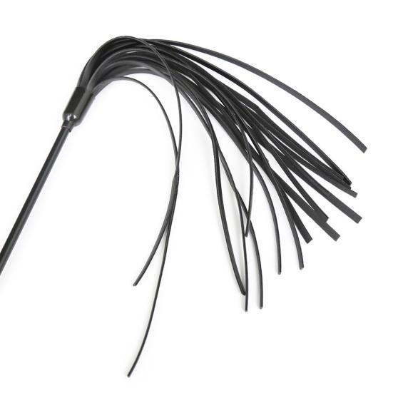 Poker-Themed Faux Leather Paddle for BDSM Play Spanking Tool with Fringe & Card-Shaped Slapper Ergonomic Handle Discreet Adult Toy for Couples'