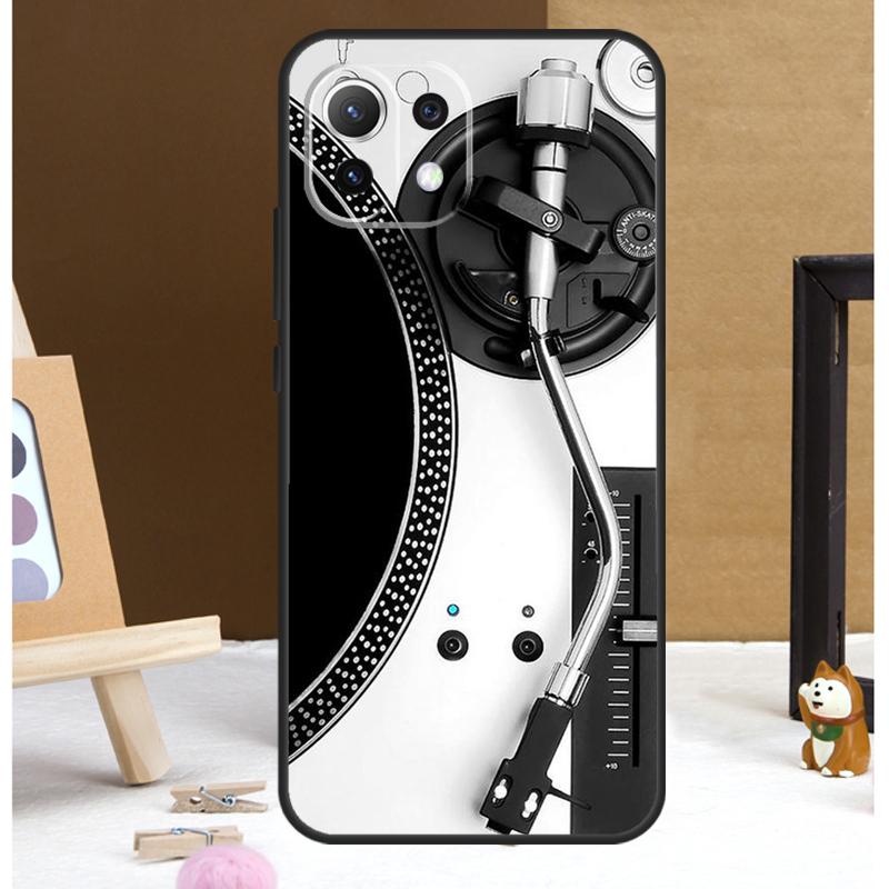 Vinyl Record Music Case For POCO M6 X3 X5 X6 Pro F3 F5 M5s Cover For Xiaomi 13T 12T 11T 14 Pro 12 13 Lite Case