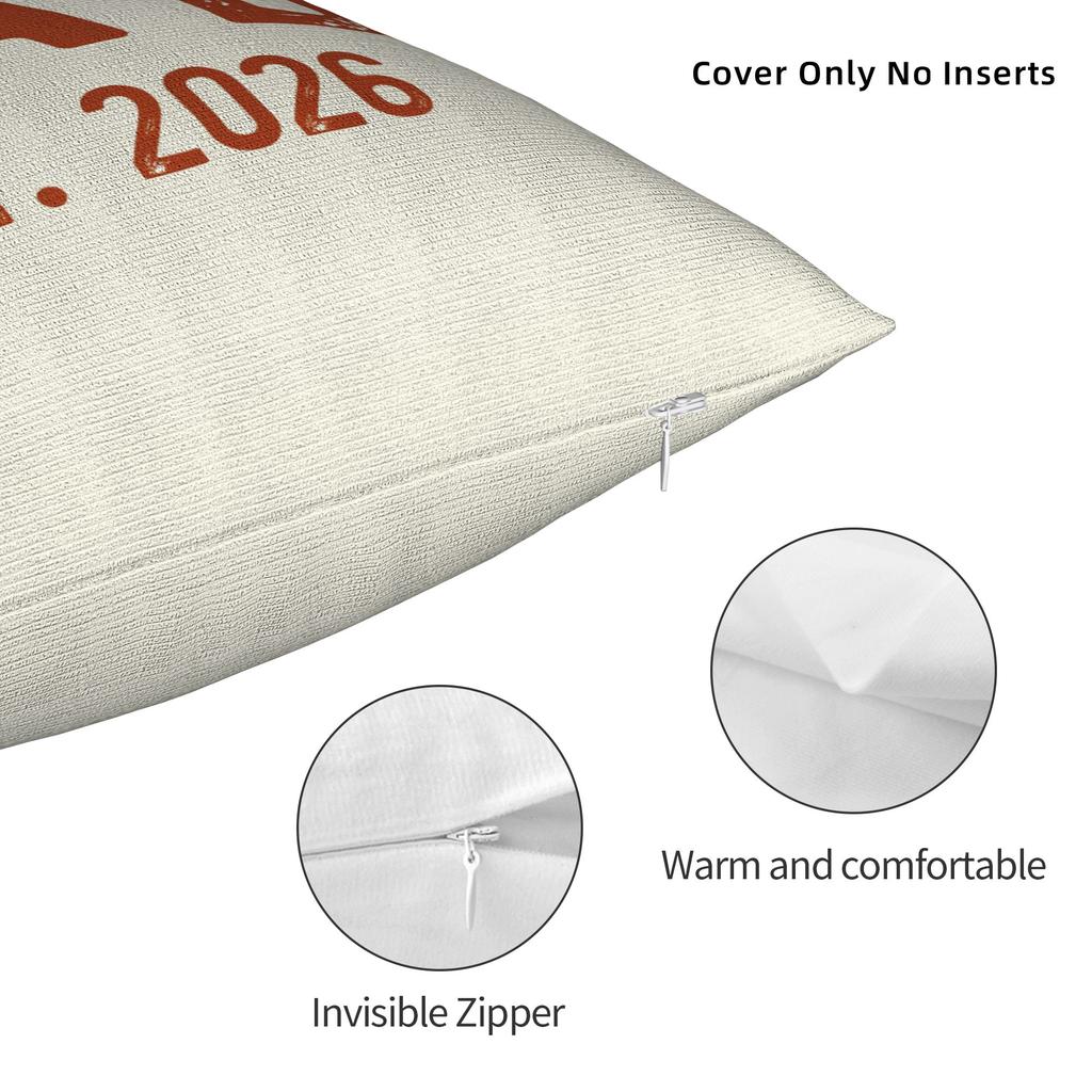 Father Day Dad Est Papa Pillow Case Retro Trendy Pillow Cover Soft Pillowcases For Living Room Bed Chair