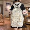 Cartoon Print Student Schoolbag Women's Large Capacity Backpack