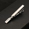 Fashion Men'S Business Dress Tie Clip Pin Wedding Simple Gold Silver High-End Suit Tie Clip