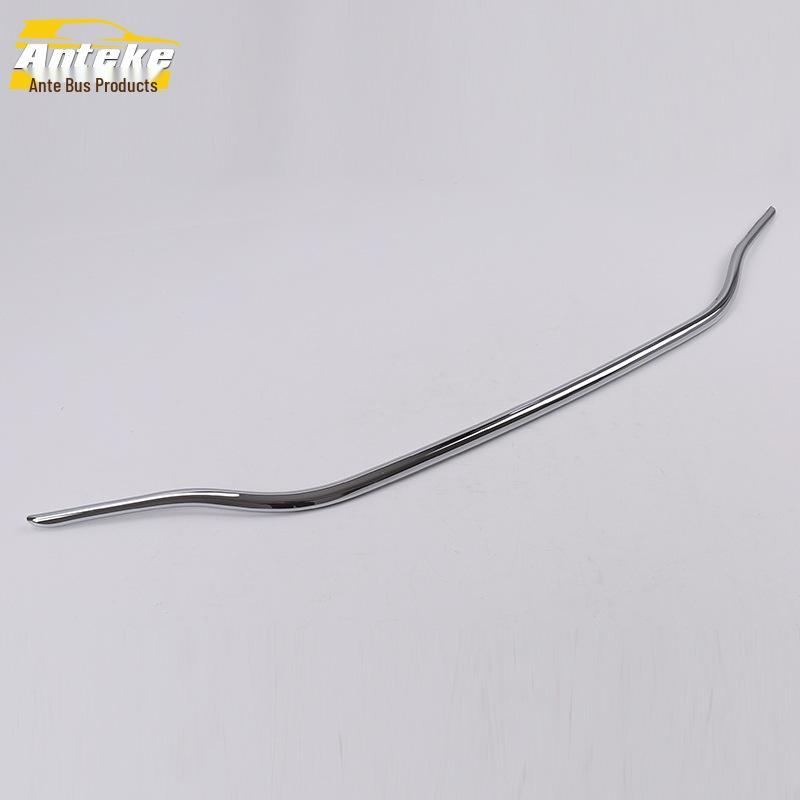 Compatible with 14 Fit models: Center Grille Anti-Scratch Trim Strip Sticker - Front Hood Collision Protection Accessory.