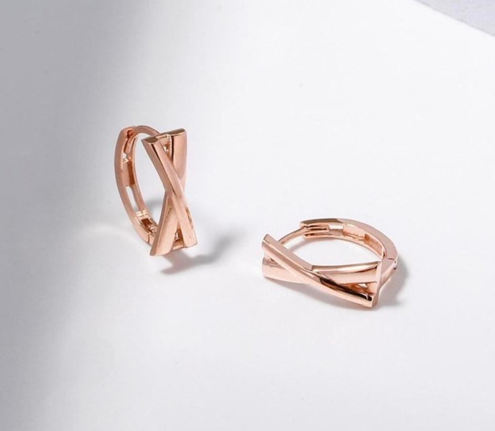 

LLOYD Cross Line One-Touch 14K Earrings LOTL3092T_14K 14k