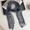 New silk scarf premium printing loose multi-purpose simple polka dot headband leopard print sweet cool streamer