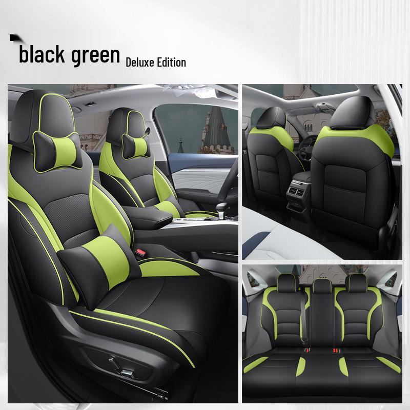 Xingrui Universal Leder Autositzbezug - Vier Jahreszeiten, Vollumfassend, Fünfsitziges Kissen.
