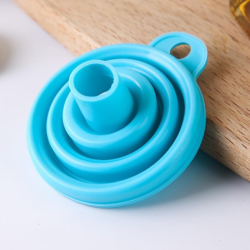 2pcs Foldable Funnel Food Funnel Collapsible Kitchen Funnel Canister Funnel Wide Mouth Bottle Funnel