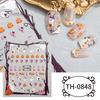 Easy to Apply Nail Decals 6 Sheets Halloween Stickers for Women, Pumpkin Ghost Bat Skull Design Manicure Decoration Decals, Art Accessories Home Salon