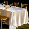Champagner Gold Satin Tischdecke, Nordischer Stil Eleganz Hochzeit Staubdichte Tischabdeckung, Für Esstisch Geburtstagsparty Tischdekor
