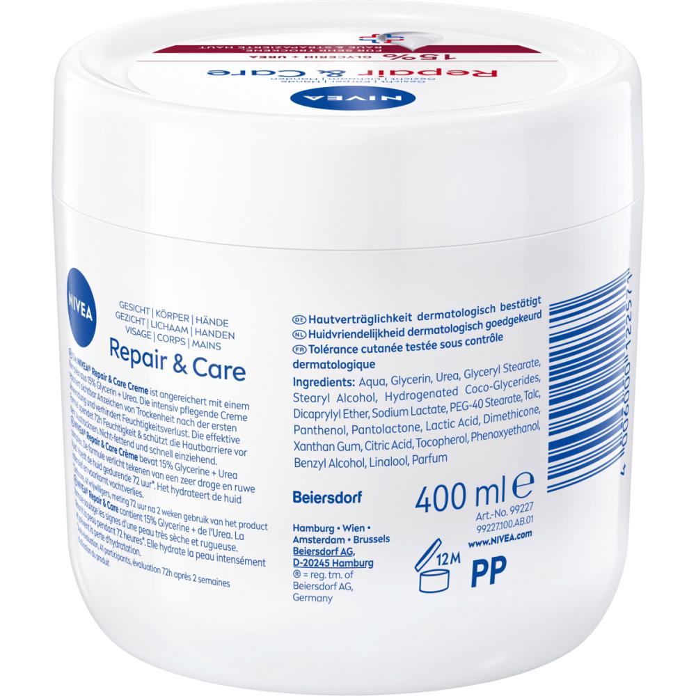 Nivea NIVEA Nutrition Cream Repair & Care Urea 400ml