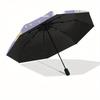 1pc Unicorn Fantasy Rainbow Stars Moon Flowers Umbrella with Plastic Handle,Suitable for All Seasons Home Travel Outdoor UmbrellaB1805