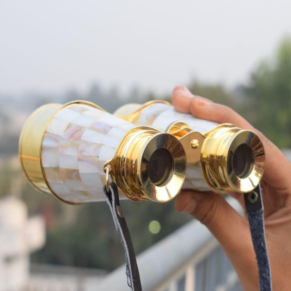 

Бинокль из латуни, бинокль из цельной латуни, винтажный бинокль как