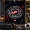 Wall Hanging Tapestry Detroit Red Wings Print Cloth for Living Room Bedroom Home Decor