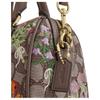 Coach Rowan 18 Signature Jacquard Floral Geprägte Boston Tasche Damen Handtaschen Braun CDY31-IMPU7