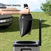 Portable Vehicle-Mounted Folding Toilet for Adults - Emergency, Camping, and Outdoor Use with Solidifier