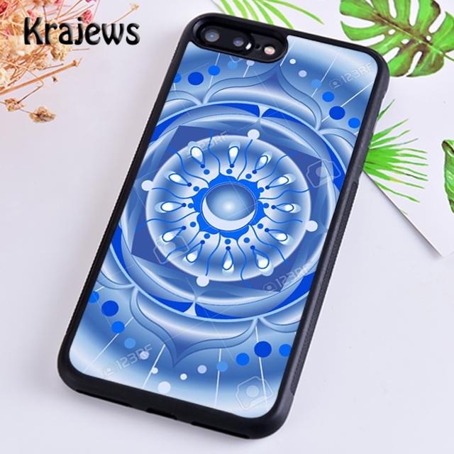 Krajews Mandala Flower Back Phone Case Cover For iPhone 17 Air 16 15 14 Plus 12 13 Pro Max Coque Shell Fundas