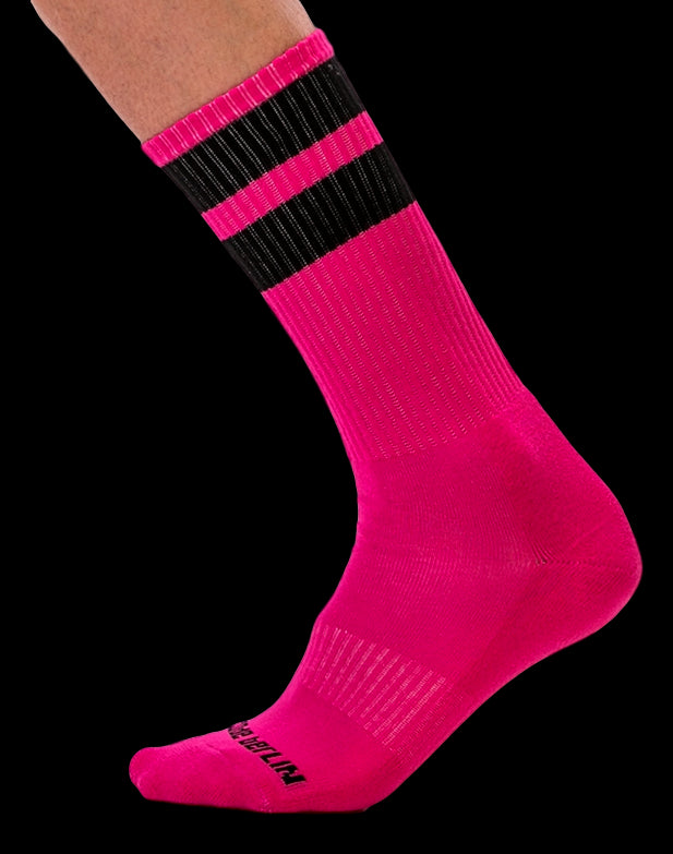 Socks Gym Socks Pink-Black - Barcode Berlin - SOCKS