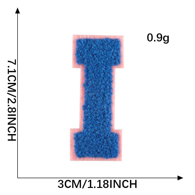 Diy Patch Sticker Letter Towel Embroidery Cloth Sticker Multi-Color Cloth Label Clothing Accessories Badge Embroidery Sticker