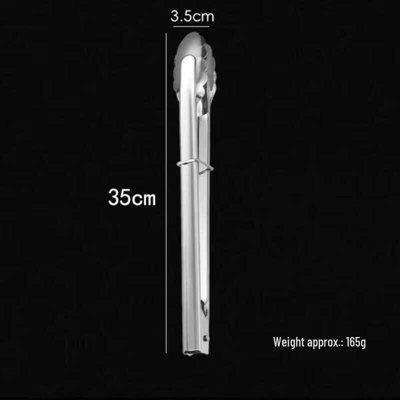 

Commercial Stainless Steel Food Tongs (4-Piece Set)