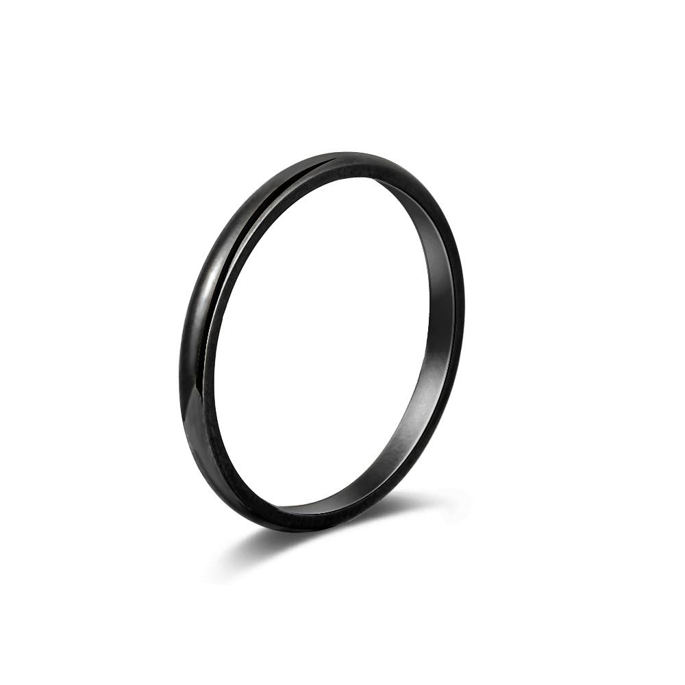 2mm Simple Silver/Gold Thin Stackable Ring Stainless Steel Finger Knuckle Ring for Women Girl Size US 3/4/5/6/7/8/9/10