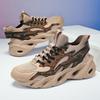 Men's shoes spring and autumn new men's sports casual shoes blade sole shoes breathable coconut shoes men