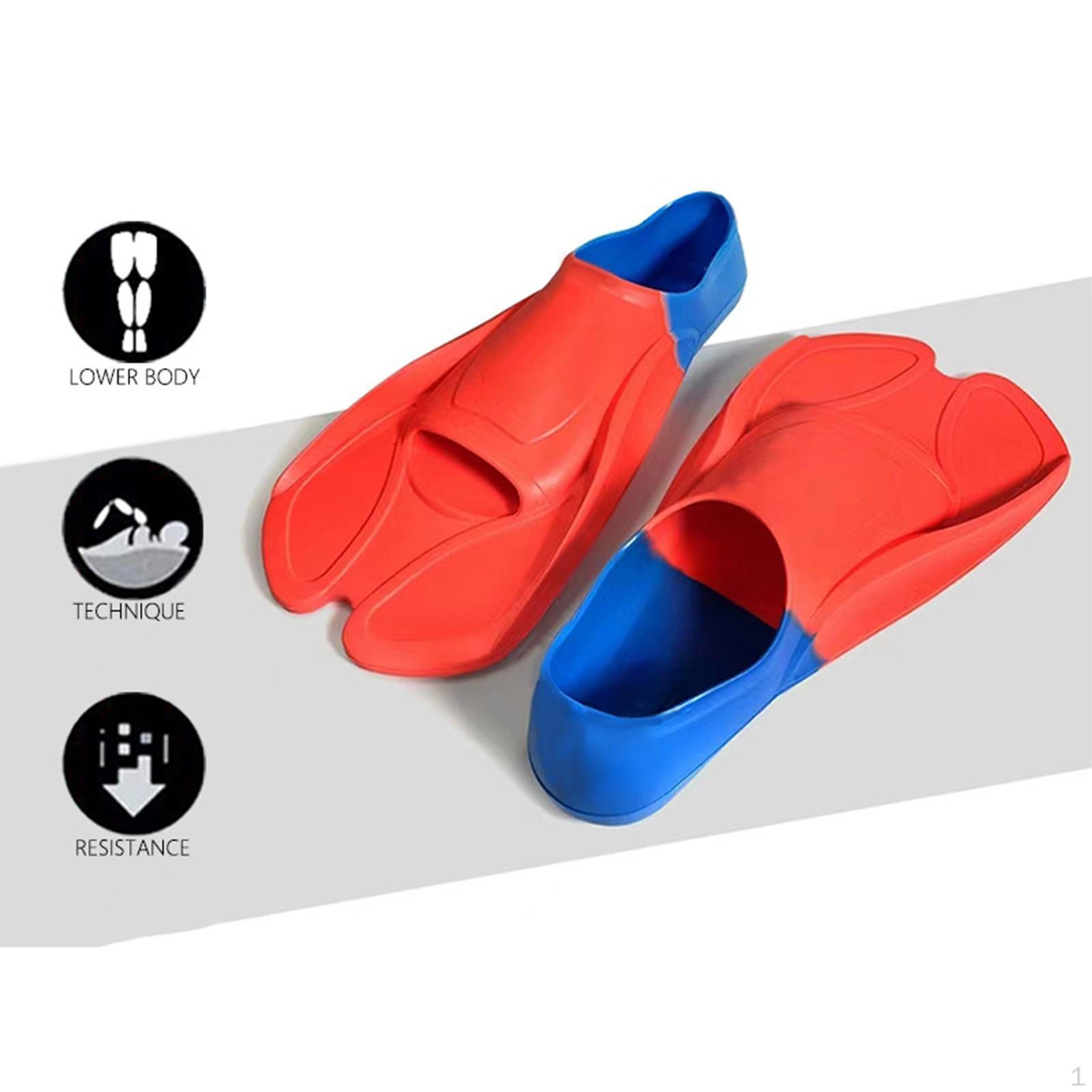 

Длинные ласты для плавания, нескользящая подошва, многоцелевые, легко надеваются, тренировочное оборудование, сноркелинг, плавание XXS