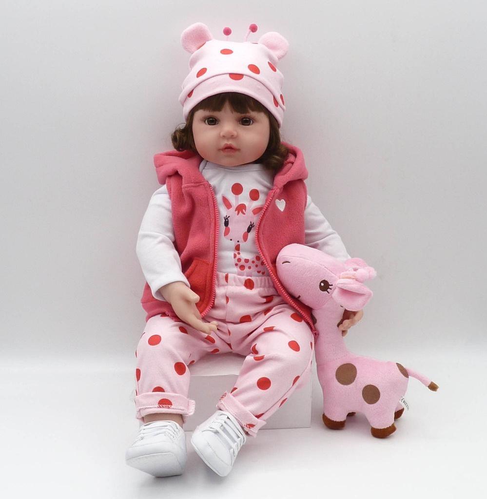 Reborn Vinyl Baby Doll - Realistic Soft Rubber Children's Toy Gift