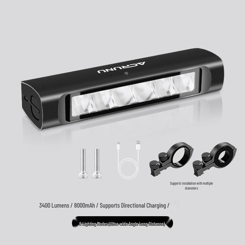 Lishi Road Bike Aluminum Cycling Headlight