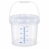 5L Transparent PP Food-Grade Sealed Bucket with Scale