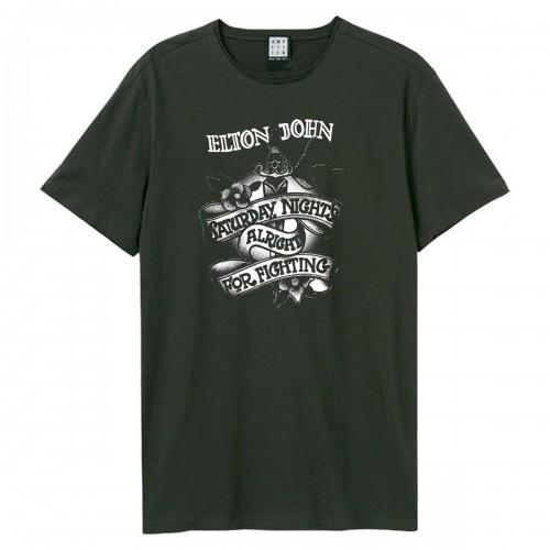 Amplified Unisex Adult Tattoo Elton John T-Shirt