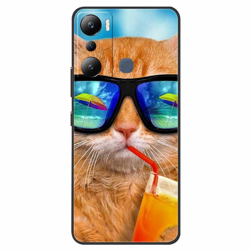 

For Infinix Hot 20i Case Cover Bumper On For Infinix Hot 20S / 20 Pro / Hot 20 4G Case TPU Soft Silicone Back Cover Coque Fundas -Infinix Hot 20 Pro