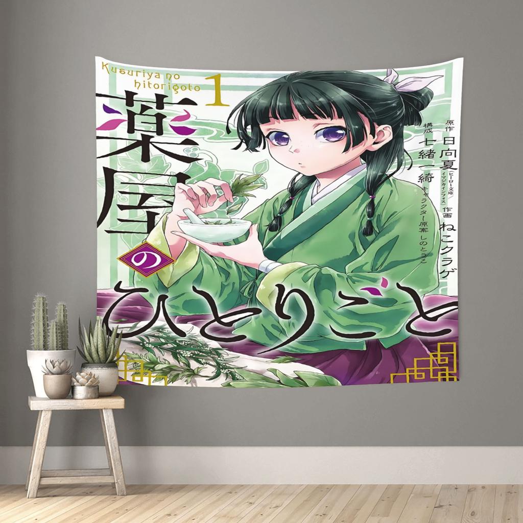 The Apothecary MAOMAO cutecore Tapestry Bedroom Decoration Wall Hanging Blanket Tapestry Cool Stuff For Room