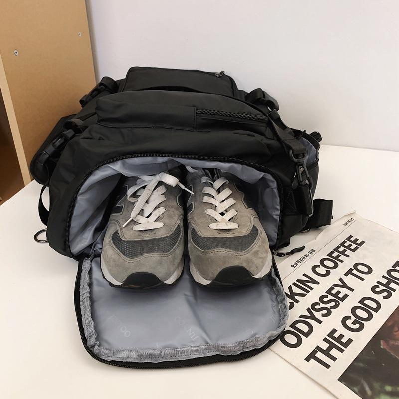 Large Capacity Travel Bag Men Women Backpack Portable Shoe Bin Backpack Water-repellent Backpack