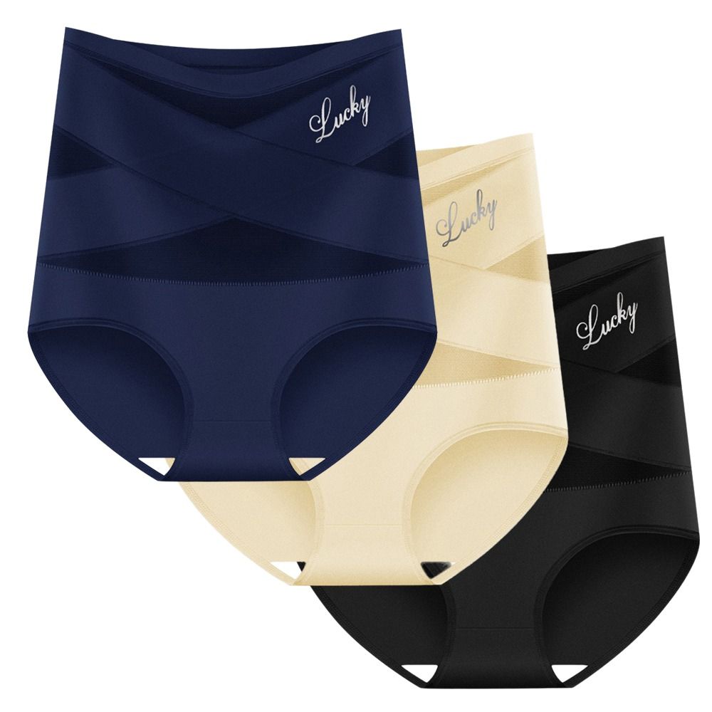 Lift Hip and Tummy Shapewear Briefs Cross Wrap High Waisted Underwear Daily Outfits
