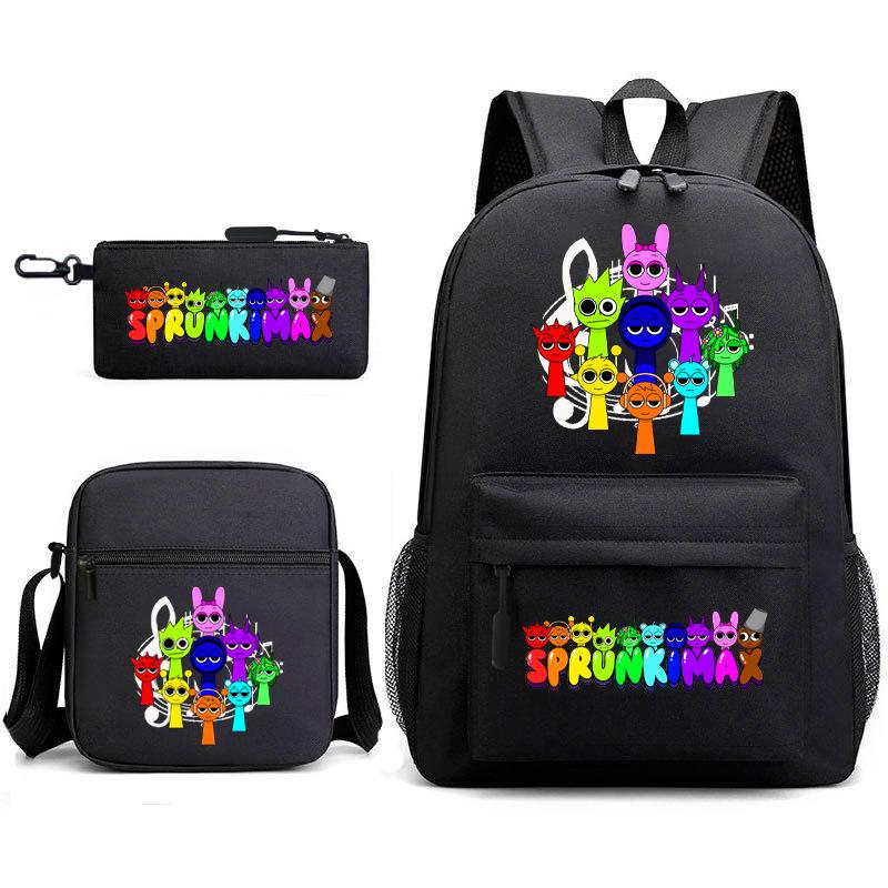 Rhythm Box Starry Sky Backpack Large Capacity Elementary School Bag 3-piece Set