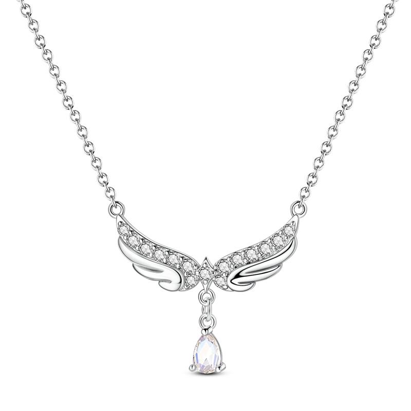 Necklace Copper Golden Simple Classic Heart Butterfly Necklace For Woman Men Fashion Wedding Engagement Jewelry