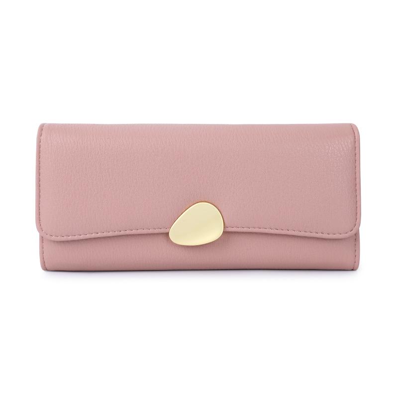 Tailian Classic Women's Three-Fold Lychee Grain Wallet Clutch Purse