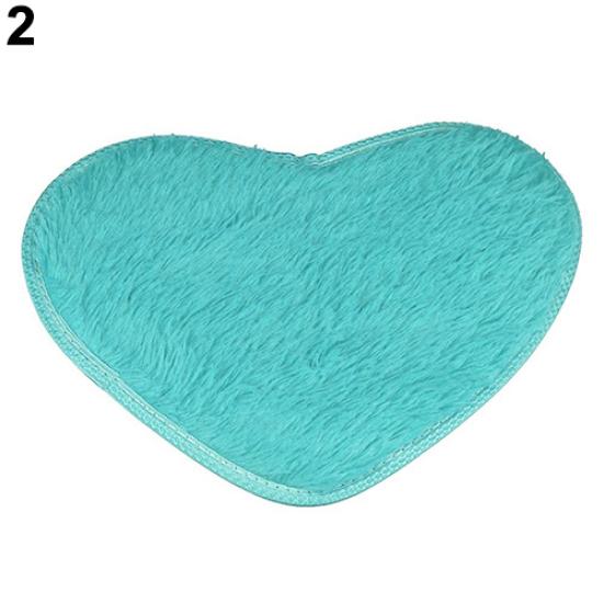 Fashion Love Heart Shape Non-slip Bath Mat Kitchen Living Room Bathroom Rug