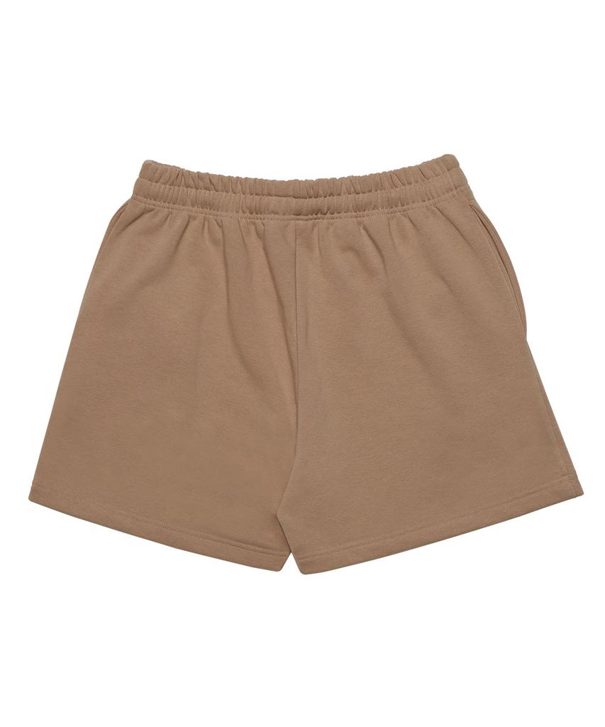 ASTRAL PROJECTION Shield Emblem Comfortable Waffle Terry Shorts_Beige