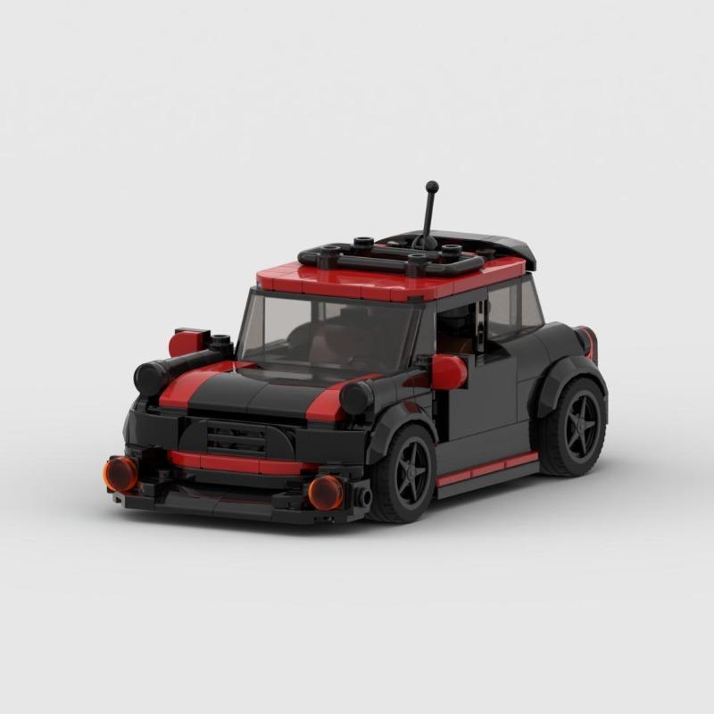 

MOC MINI JCW racing Racer Строительные блоки Кирпич Креативный Гараж Игрушки для Мальчиков Подарки
