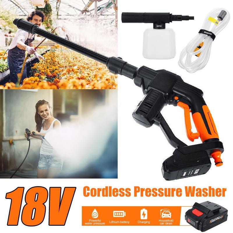 Car Washer Guns Cordless Pressure Cleaner 12V Rechargable Car Care Washing Machine Electric Cleaning Device Home Garden