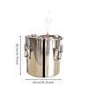 Stainless Steel Barrel with Thermometer Airtight Clamp-Lid Fermentation