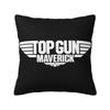 Tom Cruise Maverick Film Top Gun Cushion Covers Soft Luxury Pillow for Sofa
