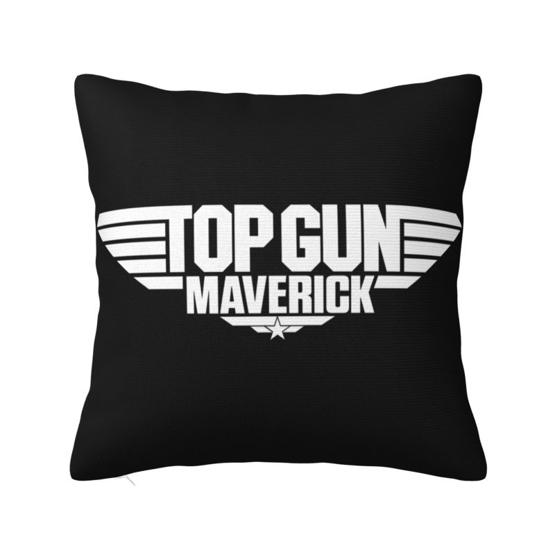 Tom Cruise Maverick Film Top Gun Cushion Covers Soft Luxury Pillow for Sofa