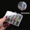 5pcs Fishing Lure Spinner bait, Bass Trout Salmon Hard Metal Spinner Baits Kit with Tackle Boxes