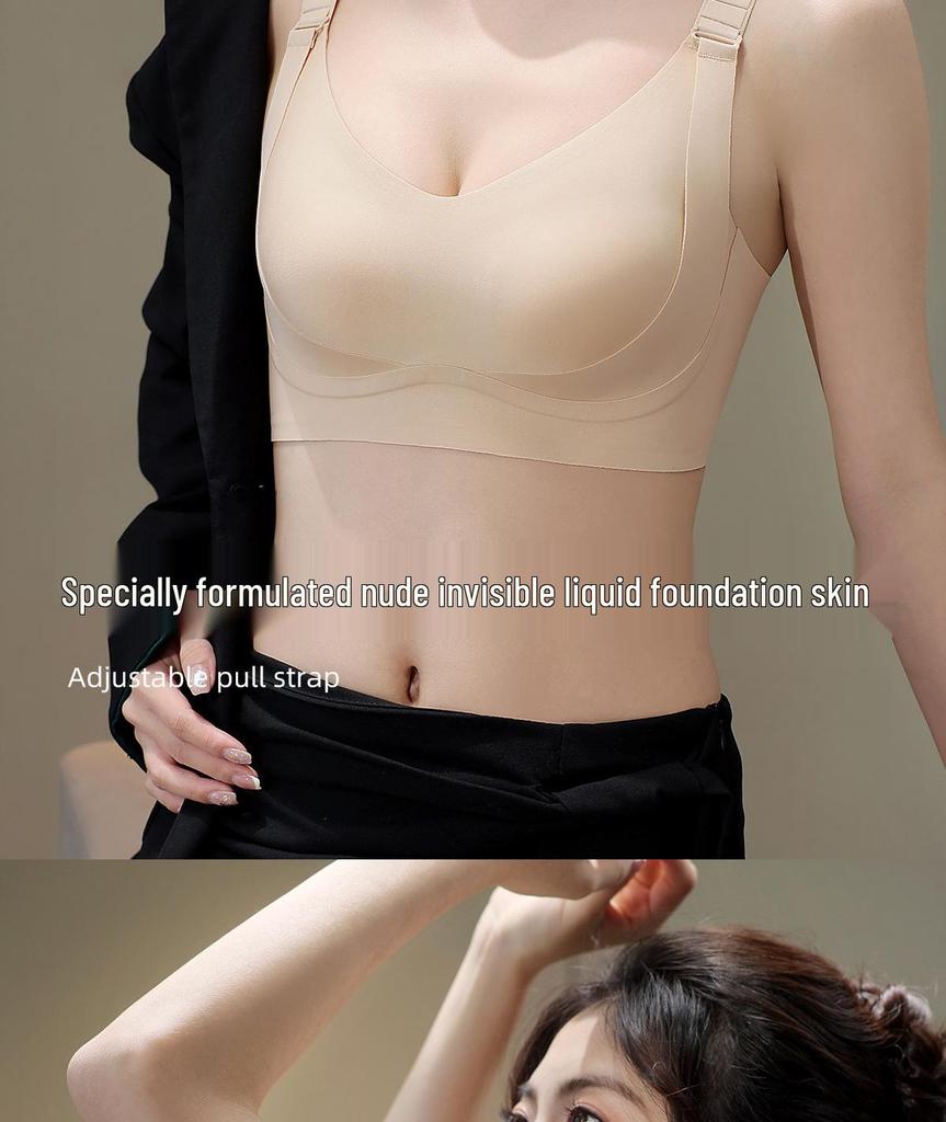 Anti-Sagging Seamless Bra for Small & Big Chests: Lifts, Gathers, and Minimizes for a Fuller Look